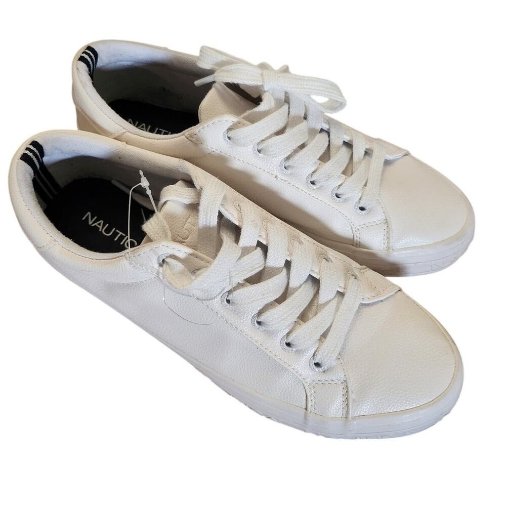 8 Nautica white sneakers